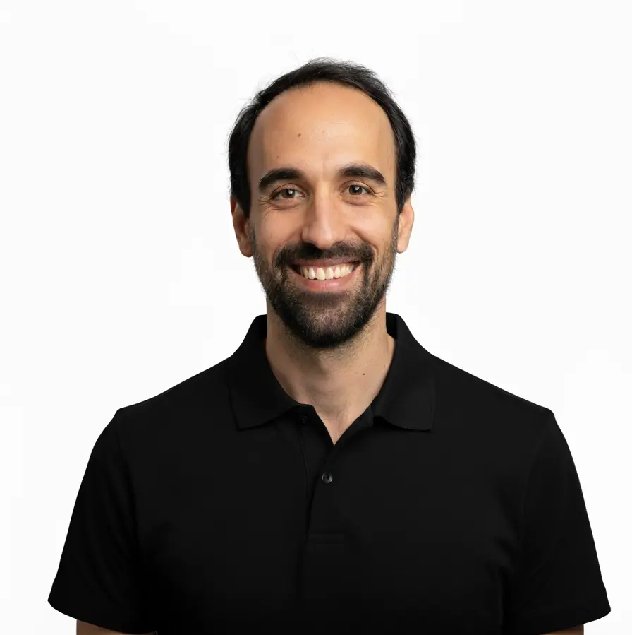 Retrato de Gastón, fundador de Espacio Pisama